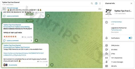 Best Football Tips Telegram Channels .